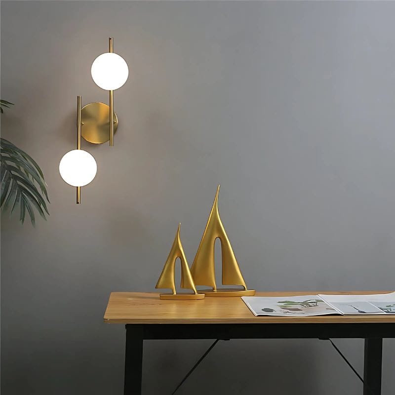 Applique Murale 2 Boules – Illuminez Votre Espace Avec Style Unique