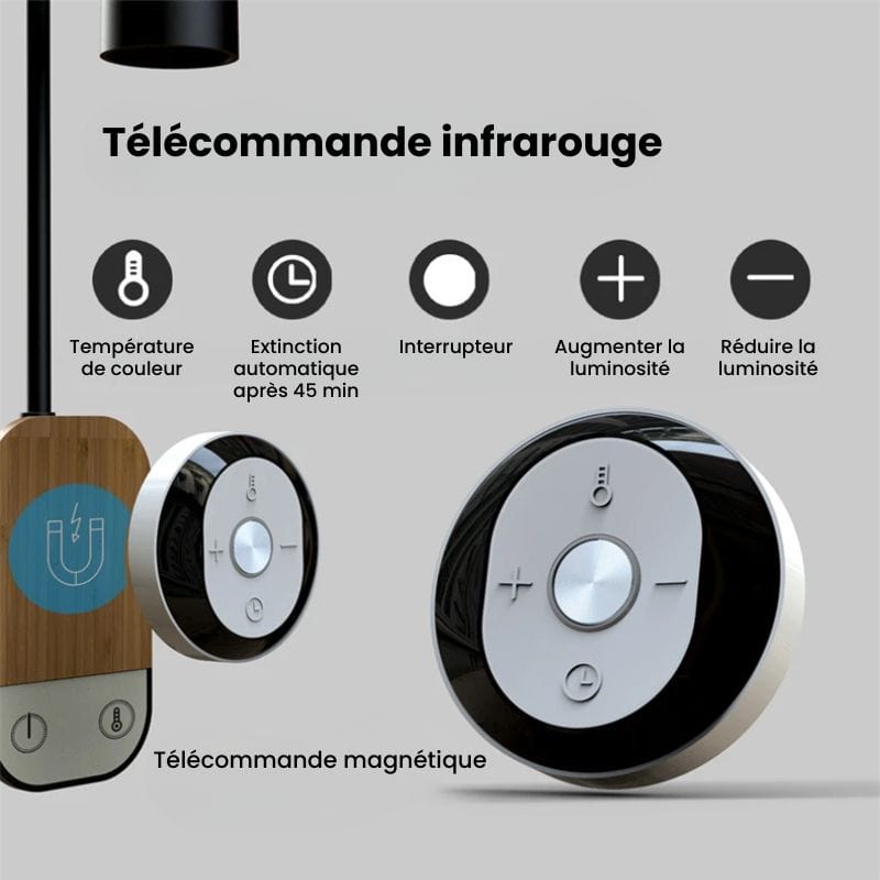 Applique Murale à Batterie Rechargeable – Illuminez Facilement Sans Fil