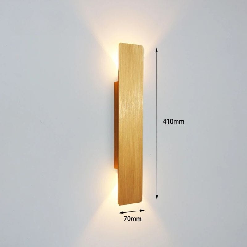 Applique Murale Aluminium Brossé – Sublimez Votre Intérieur avec Éclat