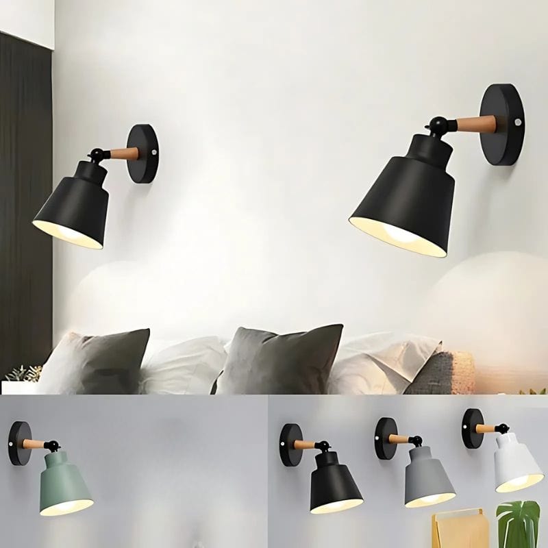 Applique Murale Articulée Bois – Illuminez Vos Espaces avec Style Unique