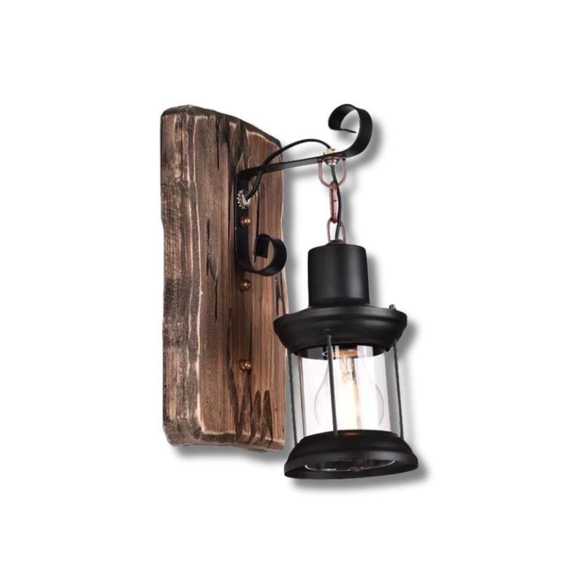 Applique Murale Bois Industrielle – Illuminez Votre Intérieur avec Style Unique