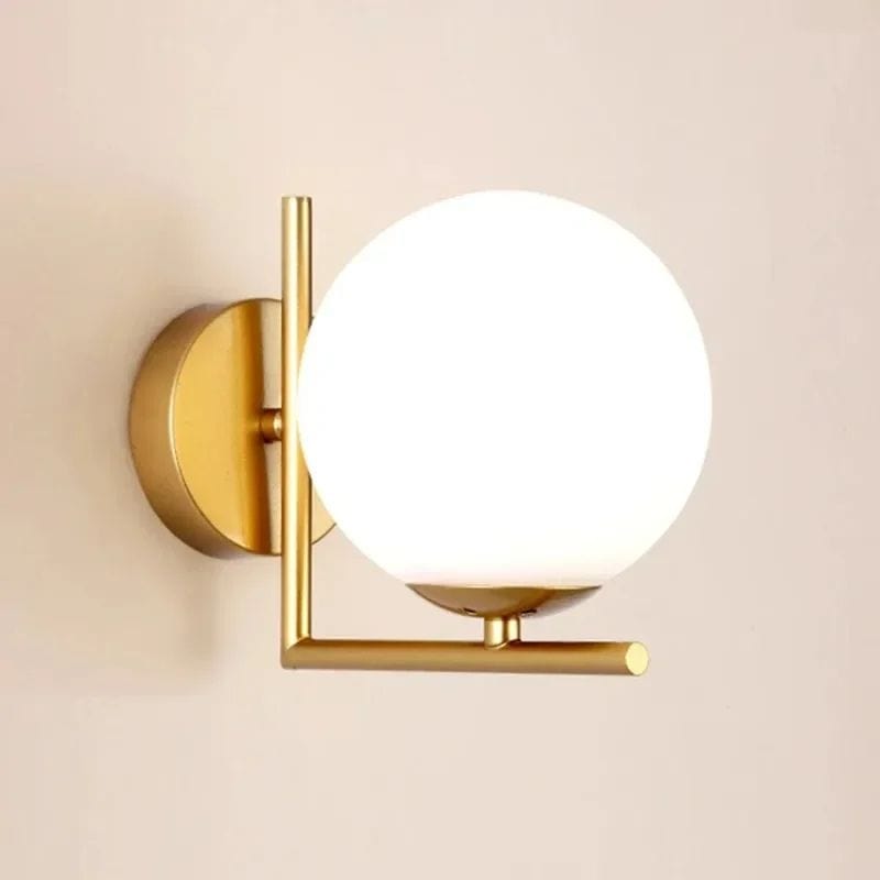 Applique Murale Boule Blanche – Illuminez Votre Intérieur avec Élégance