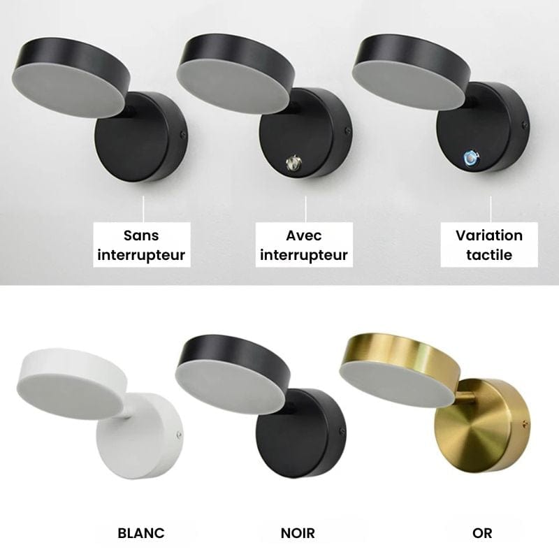 Applique Murale Chambre Orientable – Illuminez avec Style et Flexibilité