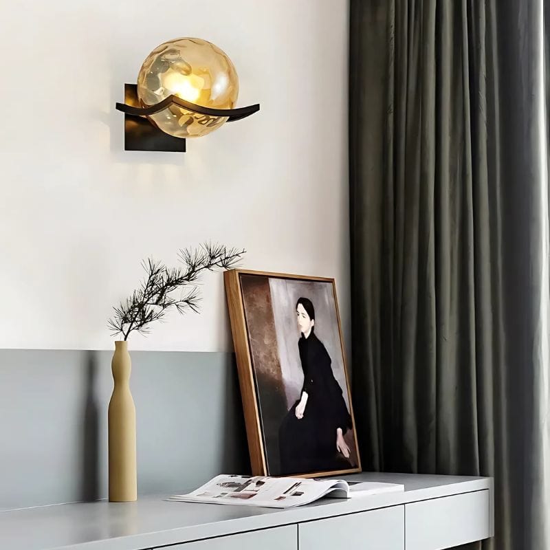 Applique Murale Chambre Verre – Illuminez Votre Espace avec Élégance