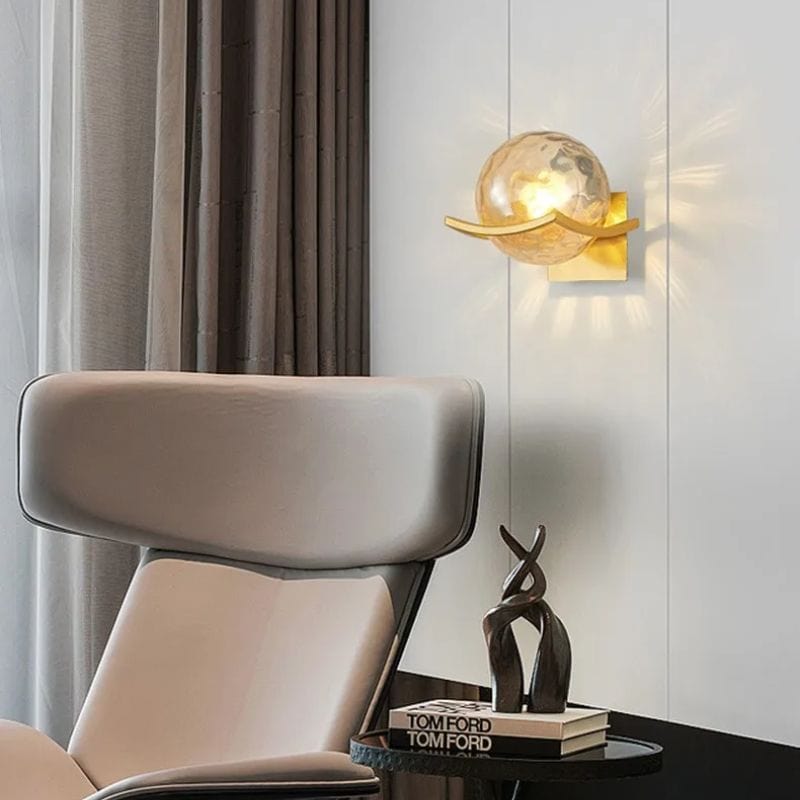 Applique Murale Chambre Verre – Illuminez Votre Espace avec Élégance