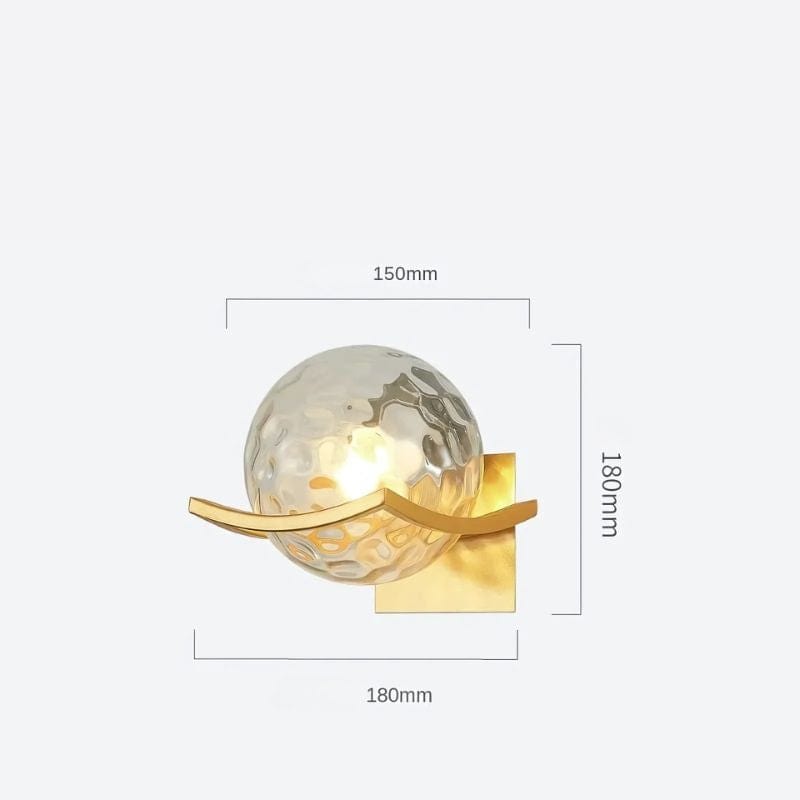 Applique Murale Chambre Verre – Illuminez Votre Espace avec Élégance