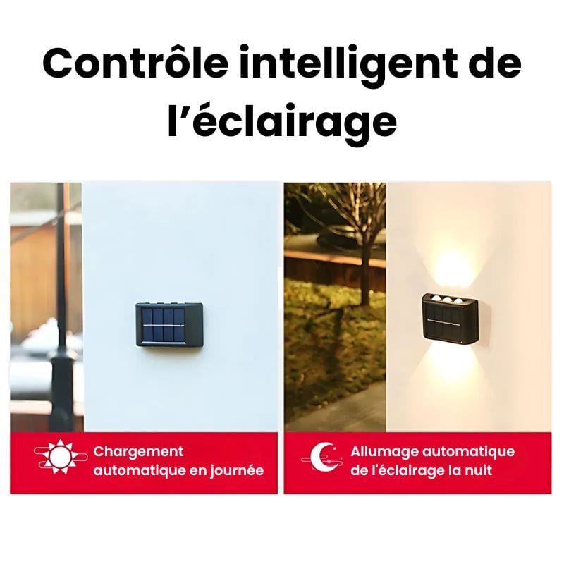 Applique Murale Extérieur pour Terrasse Solaire – Illuminez Votre Espace avec Style