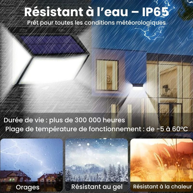 Applique Murale Extérieur Solaire LED avec Détecteur de Mouvement – Illuminez et Sécurisez Facilement