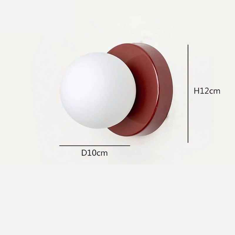 Applique Murale Globe Verre – Illuminez Votre Intérieur avec Élégance