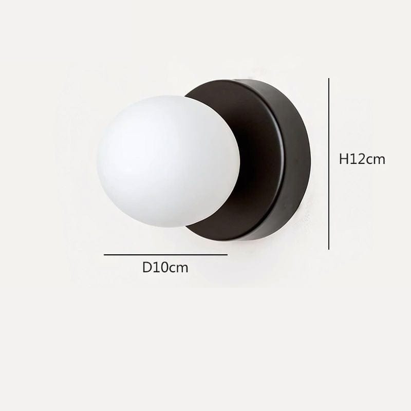 Applique Murale Globe Verre – Illuminez Votre Intérieur avec Élégance