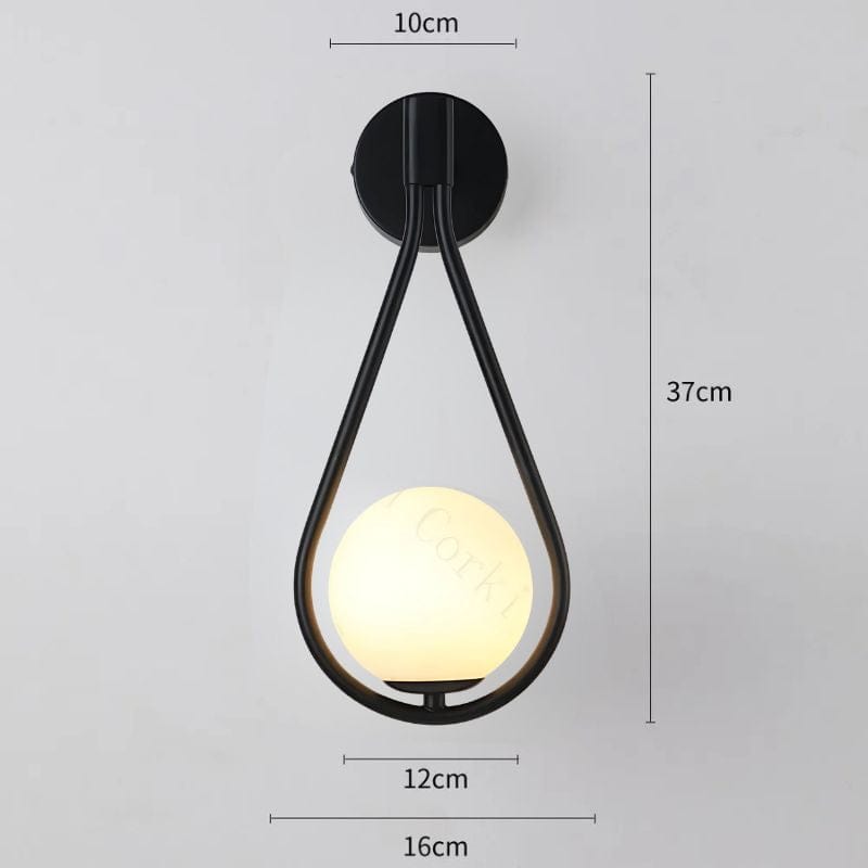 Applique Murale Goutte d'Eau – Illuminez Votre Intérieur avec Élégance