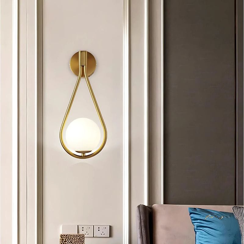Applique Murale Goutte d'Eau – Illuminez Votre Intérieur avec Élégance