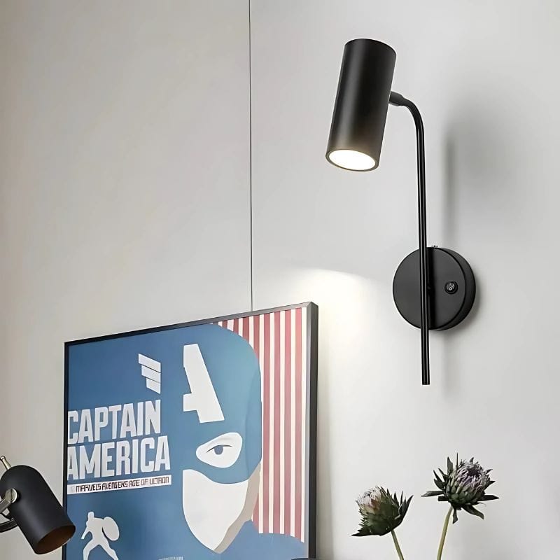 Applique Murale Industrielle Avec Interrupteur – Design Unique & Pratique