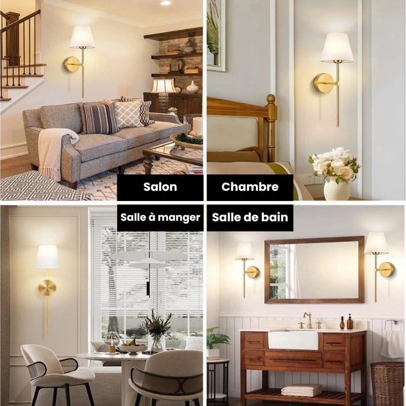 Applique Murale Intérieure Sans Fil – Illuminez Vos Espaces avec Style