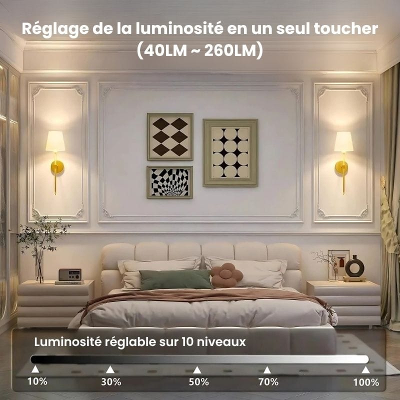 Applique Murale Intérieure Sans Fil – Illuminez Vos Espaces avec Style