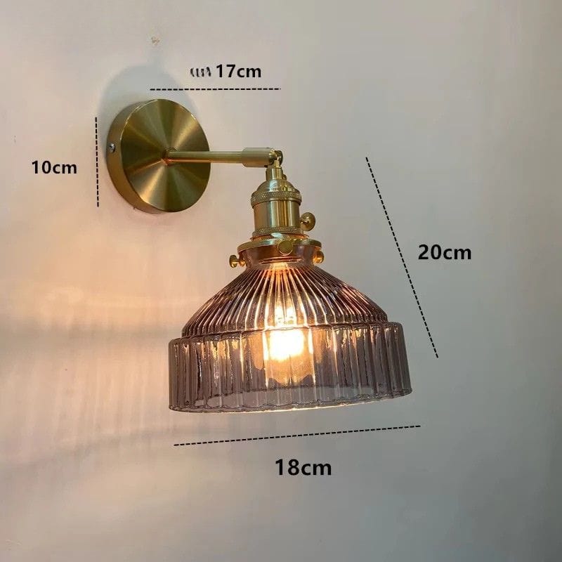 Applique Murale Laiton et Verre – Sublimez Votre Intérieur avec Élégance