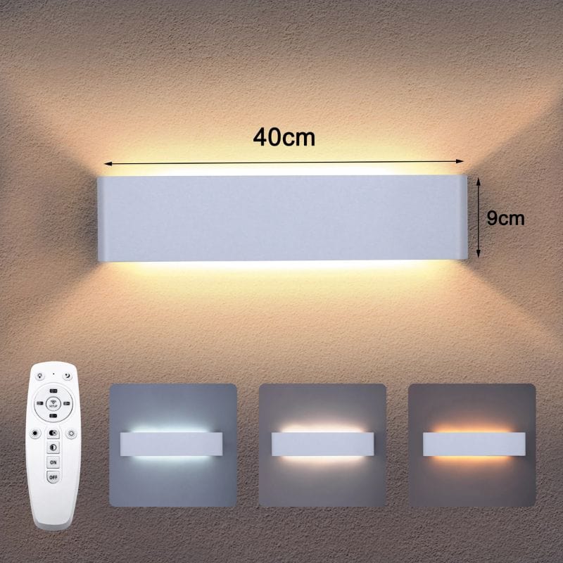 Applique Murale LED avec Télécommande – Éclairez & Contrôlez Facilement