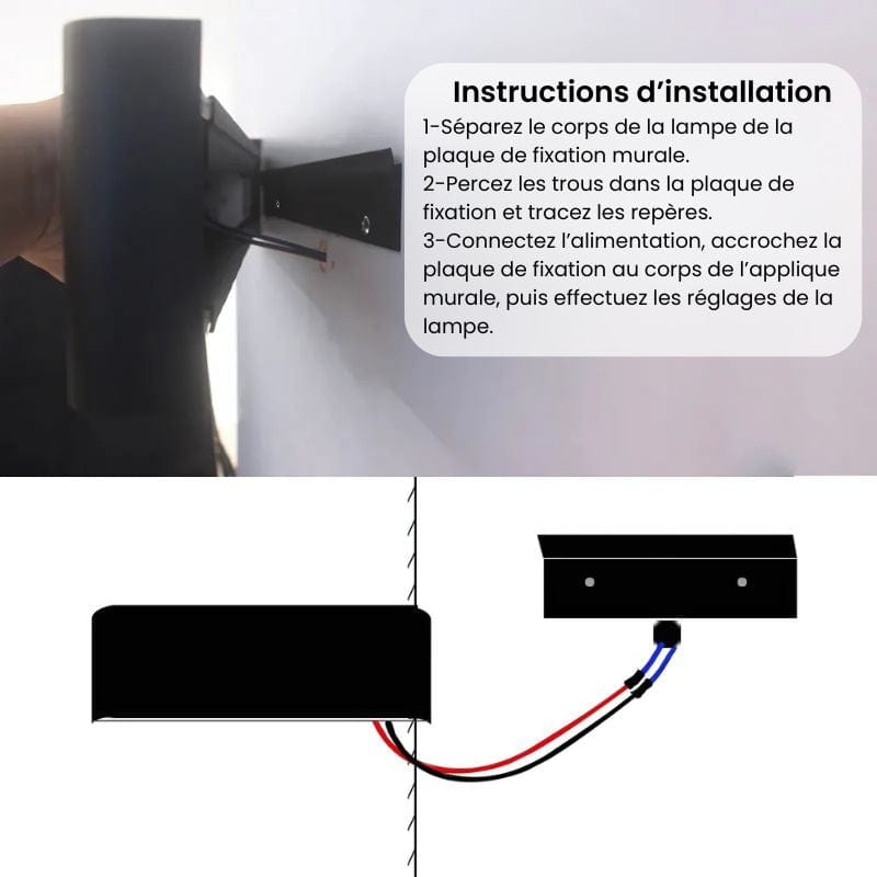 Applique Murale LED avec Télécommande – Éclairez & Contrôlez Facilement