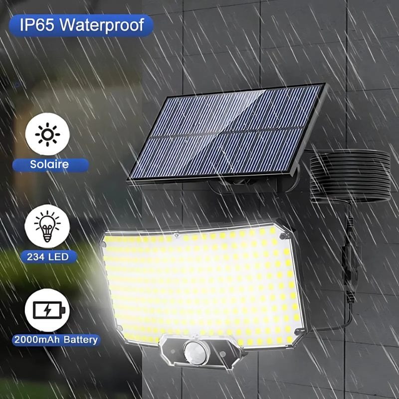 Applique Murale LED Solaire - Éclairez Intelligemment Votre Extérieur