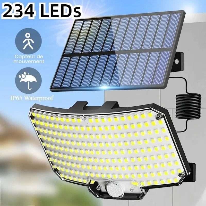 Applique Murale LED Solaire - Éclairez Intelligemment Votre Extérieur