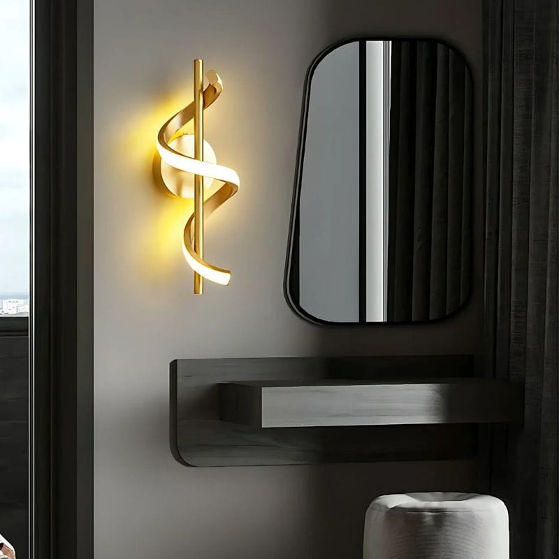 Applique Murale LED Spirale – Illuminez Votre Espace avec Style Unique