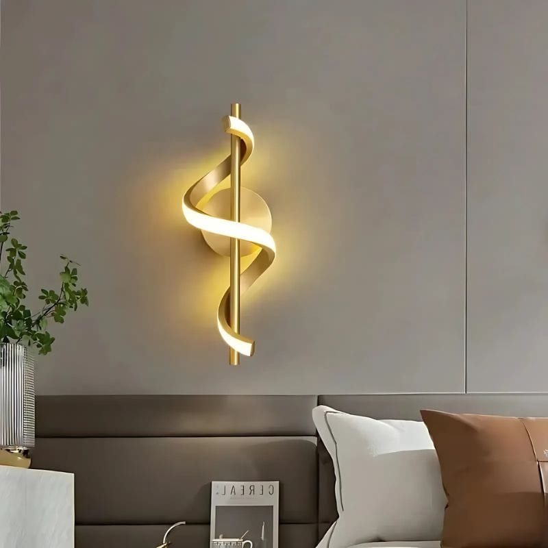 Applique Murale LED Spirale – Illuminez Votre Espace avec Style Unique