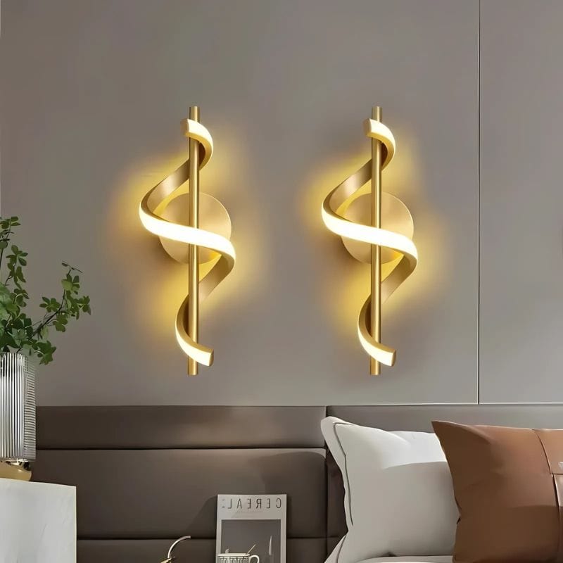 Applique Murale LED Spirale – Illuminez Votre Espace avec Style Unique