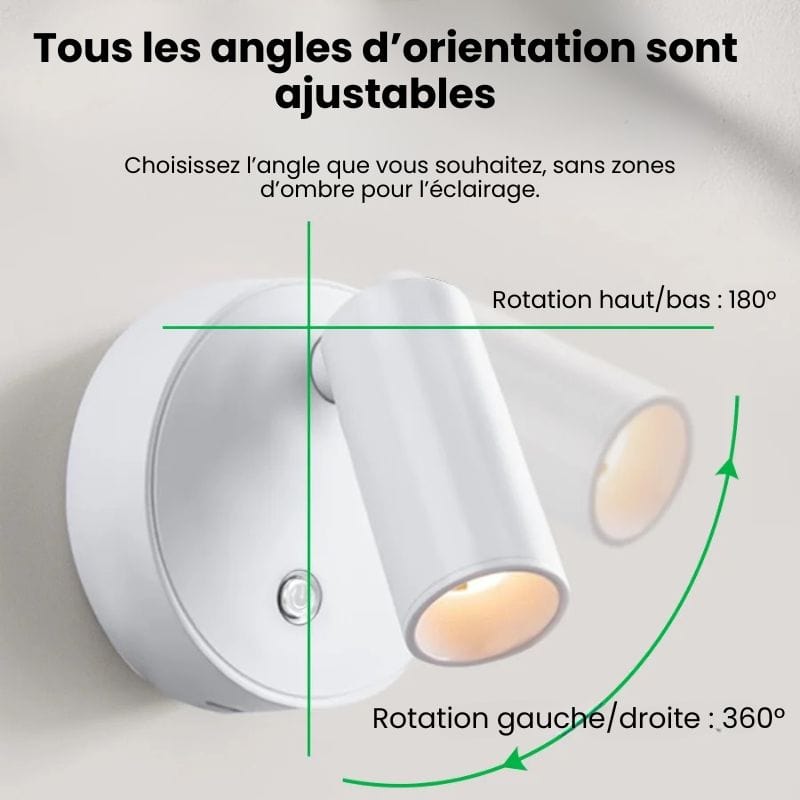 Applique Murale Magnétique – Éclairez vos murs avec style unique