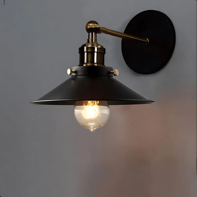 Applique Murale Noire Industrielle – Sublimez Votre Intérieur avec Style Unique