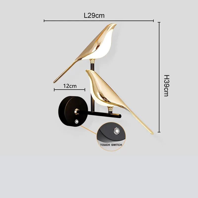 Applique Murale Oiseau – Sublimez Votre Décor avec Élégance Unique