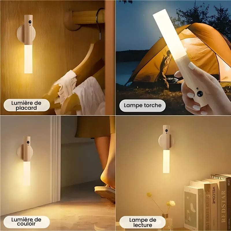 Applique Murale Rechargeable Détecteur de Mouvement – Éclairez Intelligemment