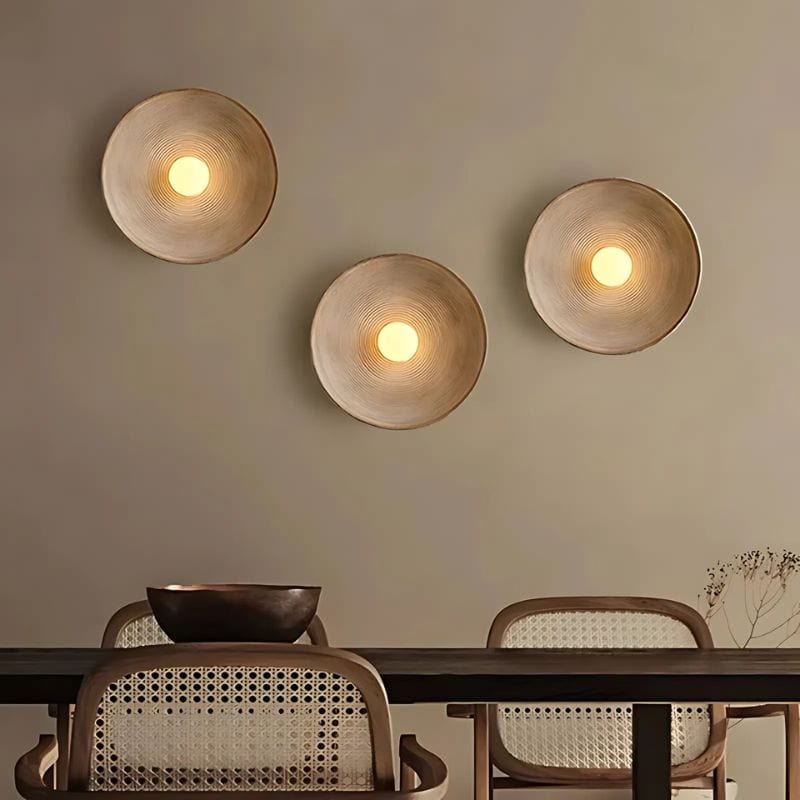 Applique Murale Ronde Nordique – Illuminez Votre Intérieur avec Style