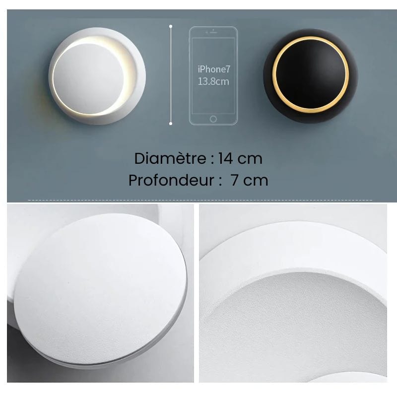 Applique Murale Rotative – Illuminez Votre Espace avec Style Unique