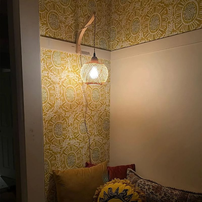 Applique Murale Rotin Bambou – Sublimez Votre Intérieur avec Style