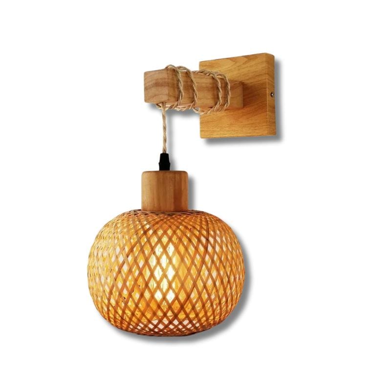Applique Murale Rotin Osier Bambou – Sublimez vos murs avec style naturel