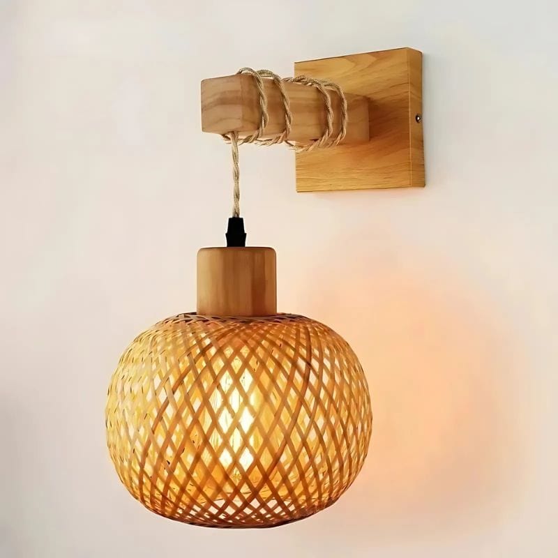 Applique Murale Rotin Osier Bambou – Sublimez vos murs avec style naturel