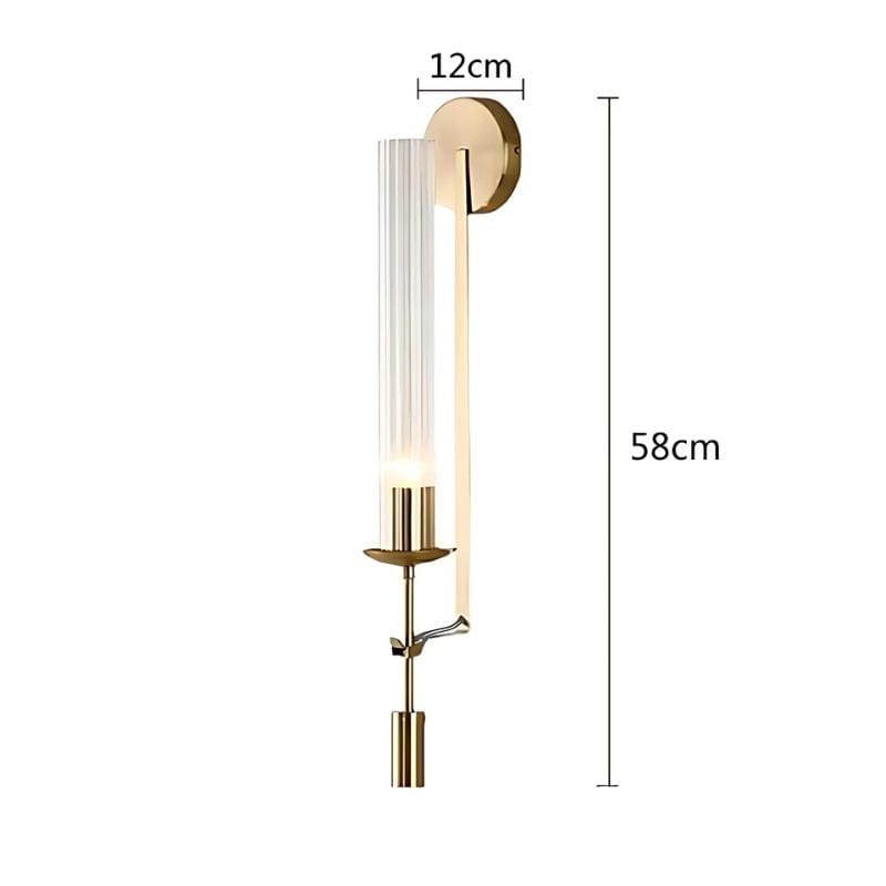 Applique Murale Tube Laiton – Sublimez vos murs avec élégance