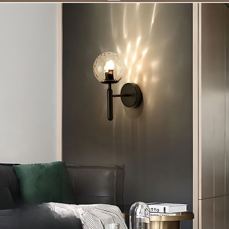 Applique Murale Verre et Métal – Illuminez Votre Intérieur avec Style