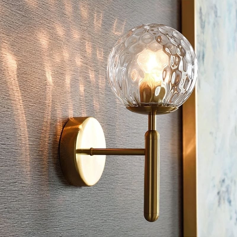 Applique Murale Verre et Métal – Illuminez Votre Intérieur avec Style