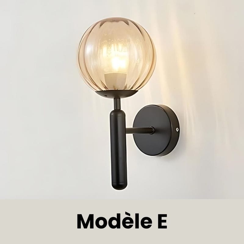Applique Murale Verre et Métal – Illuminez Votre Intérieur avec Style