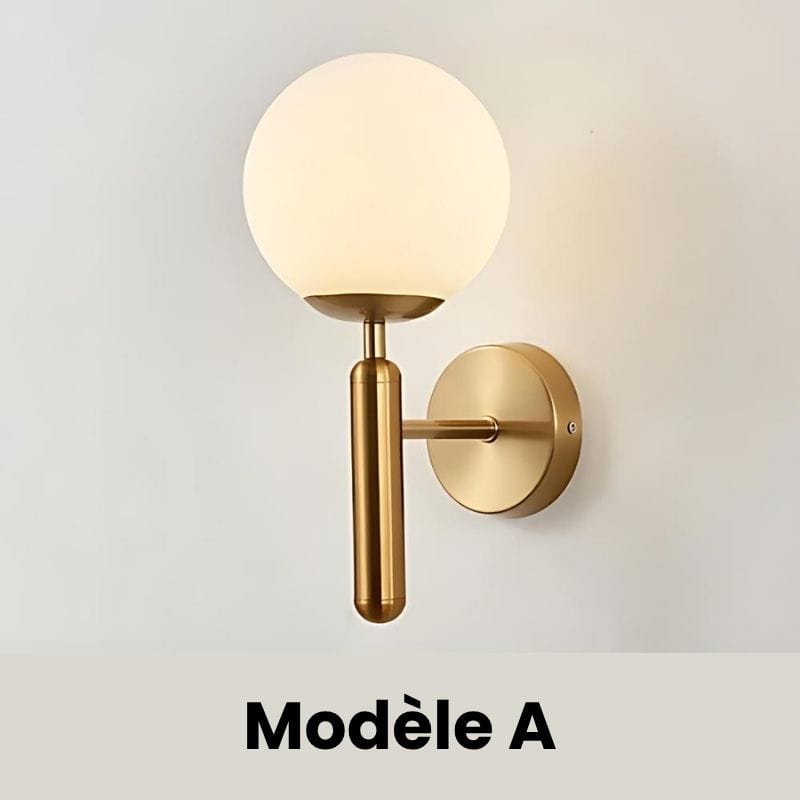 Applique Murale Verre et Métal – Illuminez Votre Intérieur avec Style