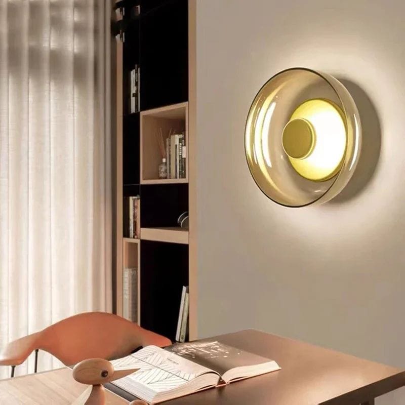 Applique Murale Verre Soufflé – Illuminez Votre Espace avec Style