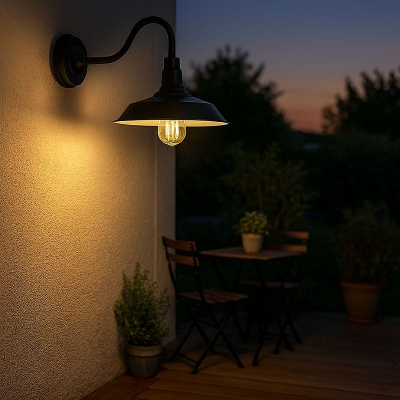 Rétro Applique Murale Extérieure – Illuminez Votre Espace avec Style
