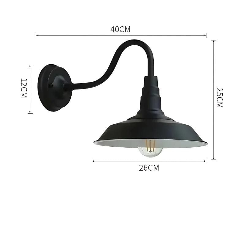 Rétro Applique Murale Extérieure – Illuminez Votre Espace avec Style